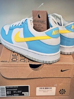 NEW 6.5y (8W) Nike Dunk Low Next Nature Homer Simpson Limited Edition Deadstock